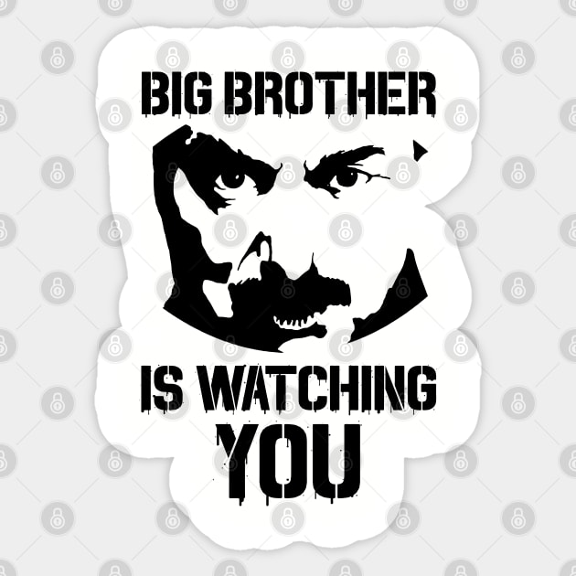Big Brother Is Watching You Sticker by CultureClashClothing